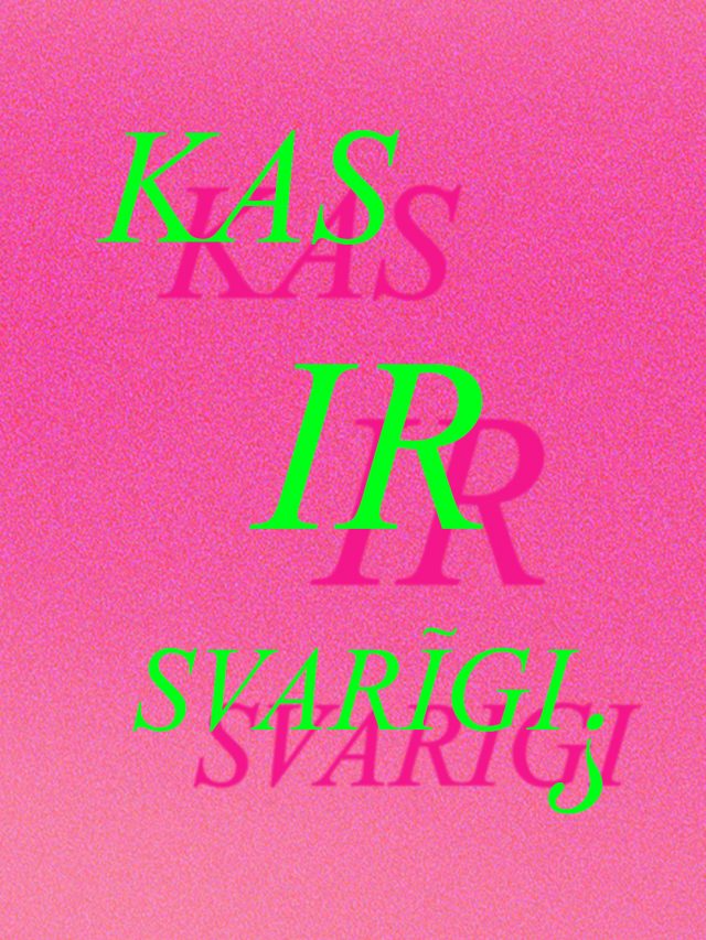Izstāde: Kas ir svarīgi ENG