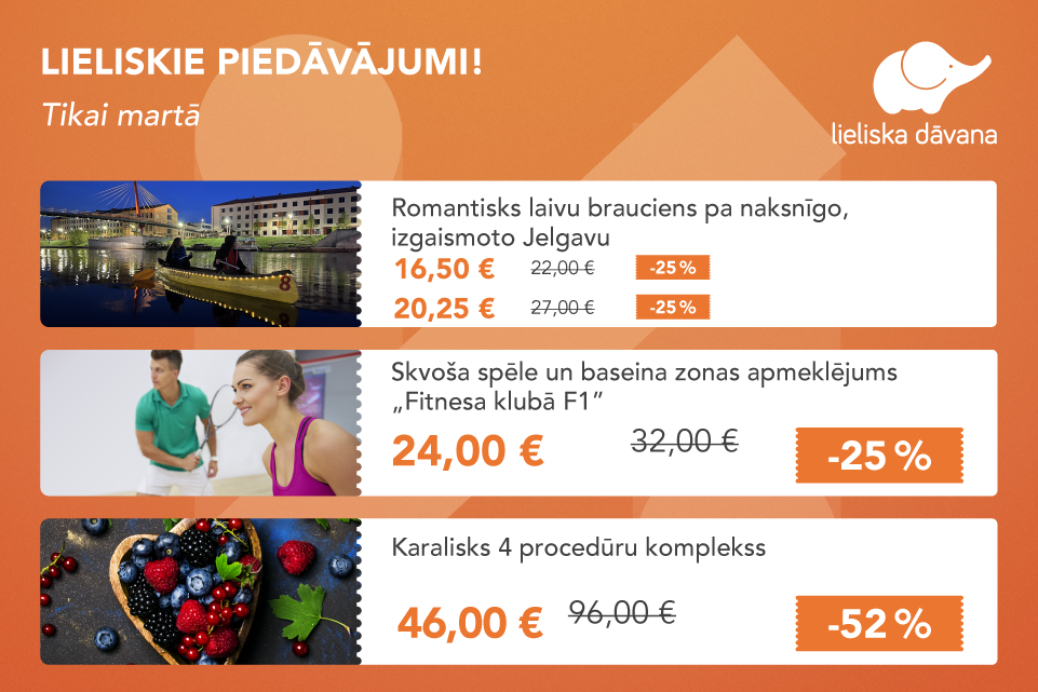 Lieliskie% martā